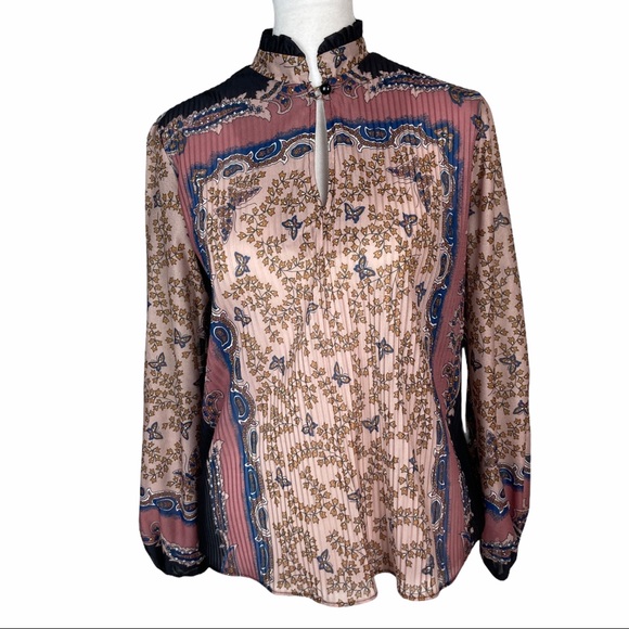 Lady Carol Petites Vintage Blouse Butterfly Pattern size SP - Picture 5 of 16